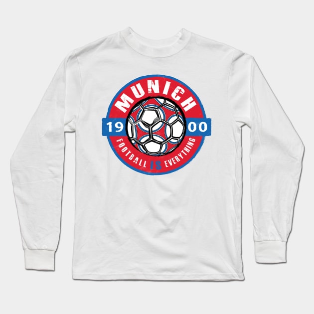 Football Is Everything - Munich Vintage Long Sleeve T-Shirt by FOOTBALL IS EVERYTHING